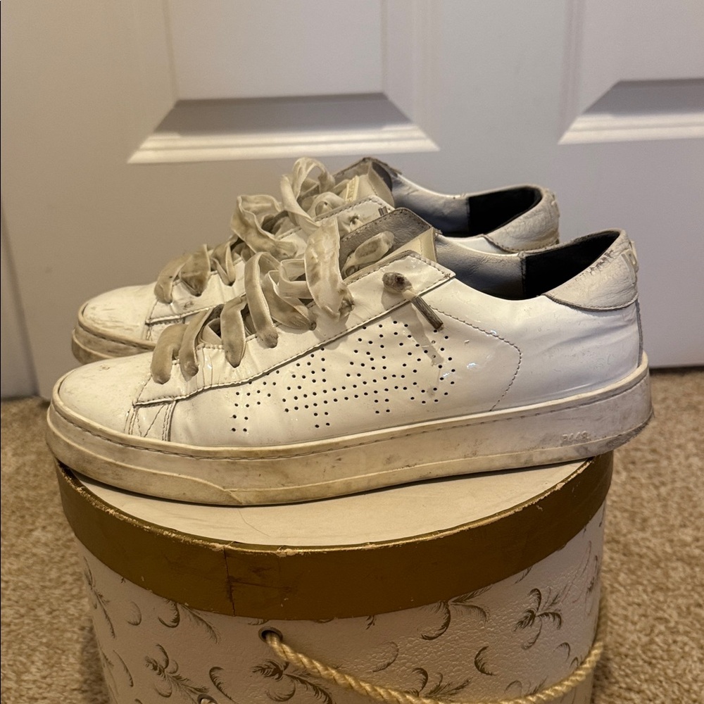 P448 white patent sneakers - Picture 2 of 5